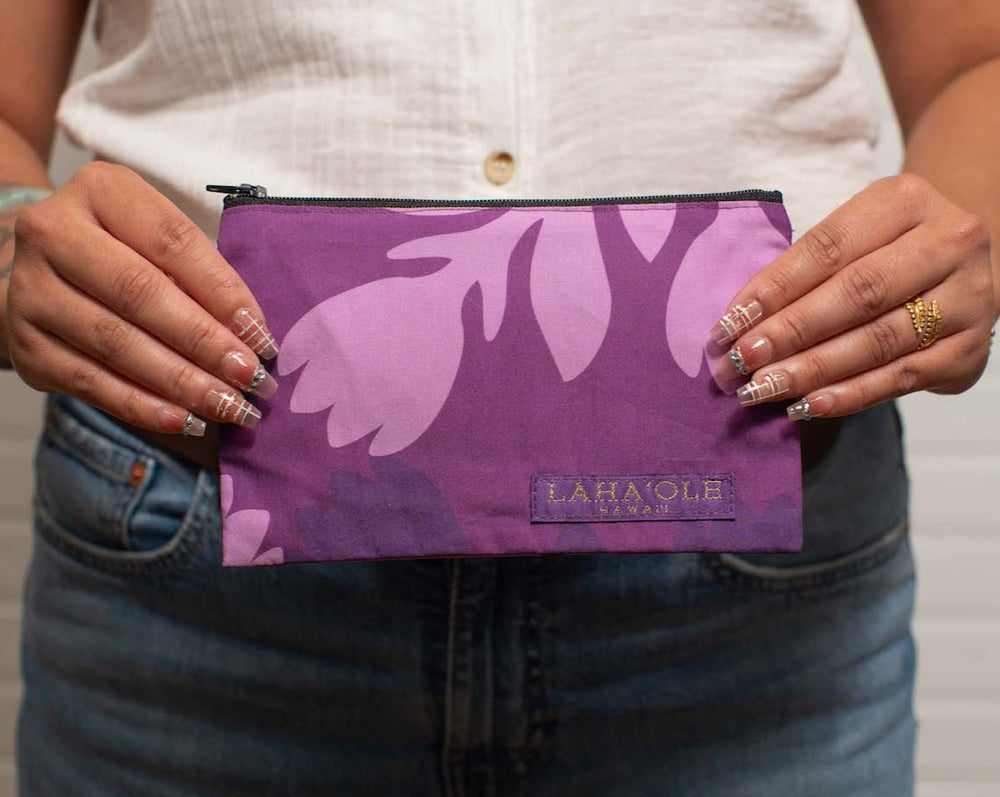 Quilt Pencil Pouch - Poni (Purple)