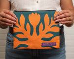 Quilt Medium Pouch - ʻAlani (Orange)