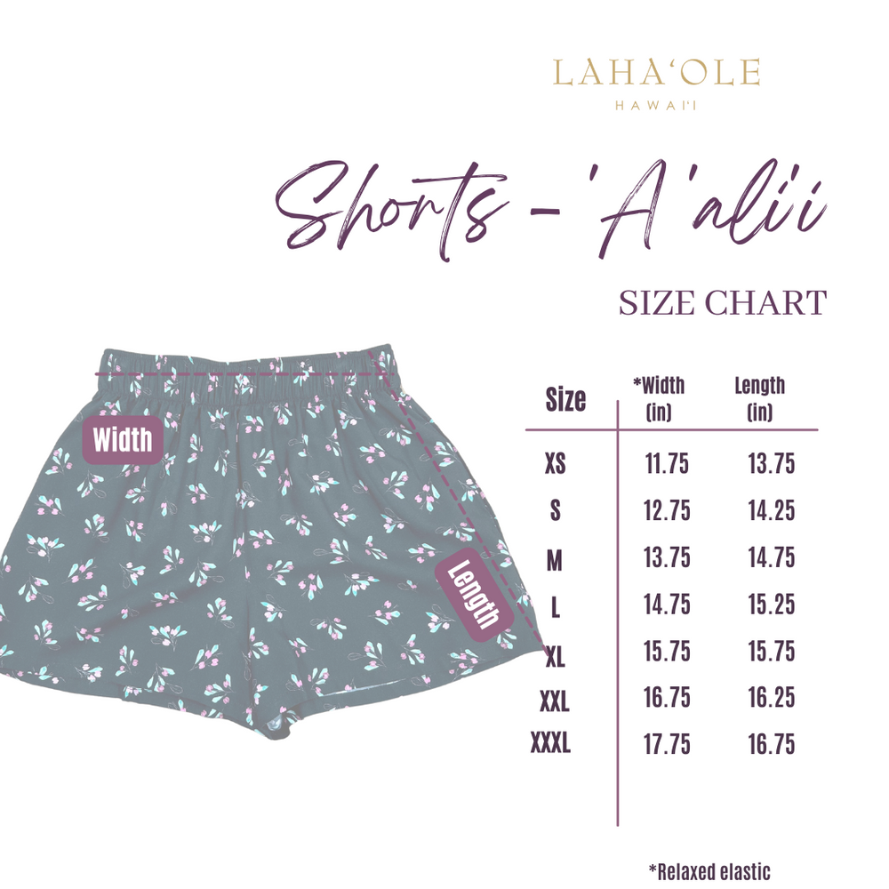 Shorts -ʻAʻaliʻi Black ALL SALES FINAL