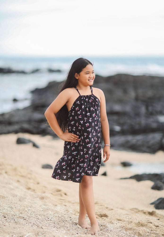 Keiki Dress - ʻAʻaliʻi Black ALL SALES FINAL