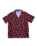 Aloha Shirt (Keiki) - ʻAʻaliʻi Maroon ALL SALES FINAL