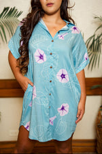 Kehau Dress - Pōhuehue Light Blue