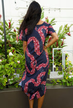 Leio Muʻu Dress- Lei ʻAʻaliʻi  - Navy