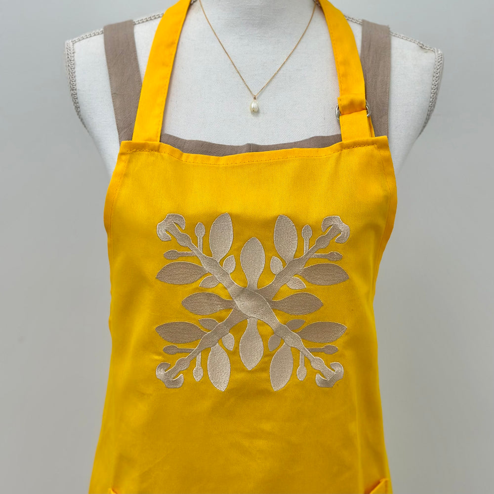 Quilt Cooking Apron - Puakenikeni