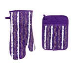 Pīkake Lei Pot Holder Set - Poni/Purple