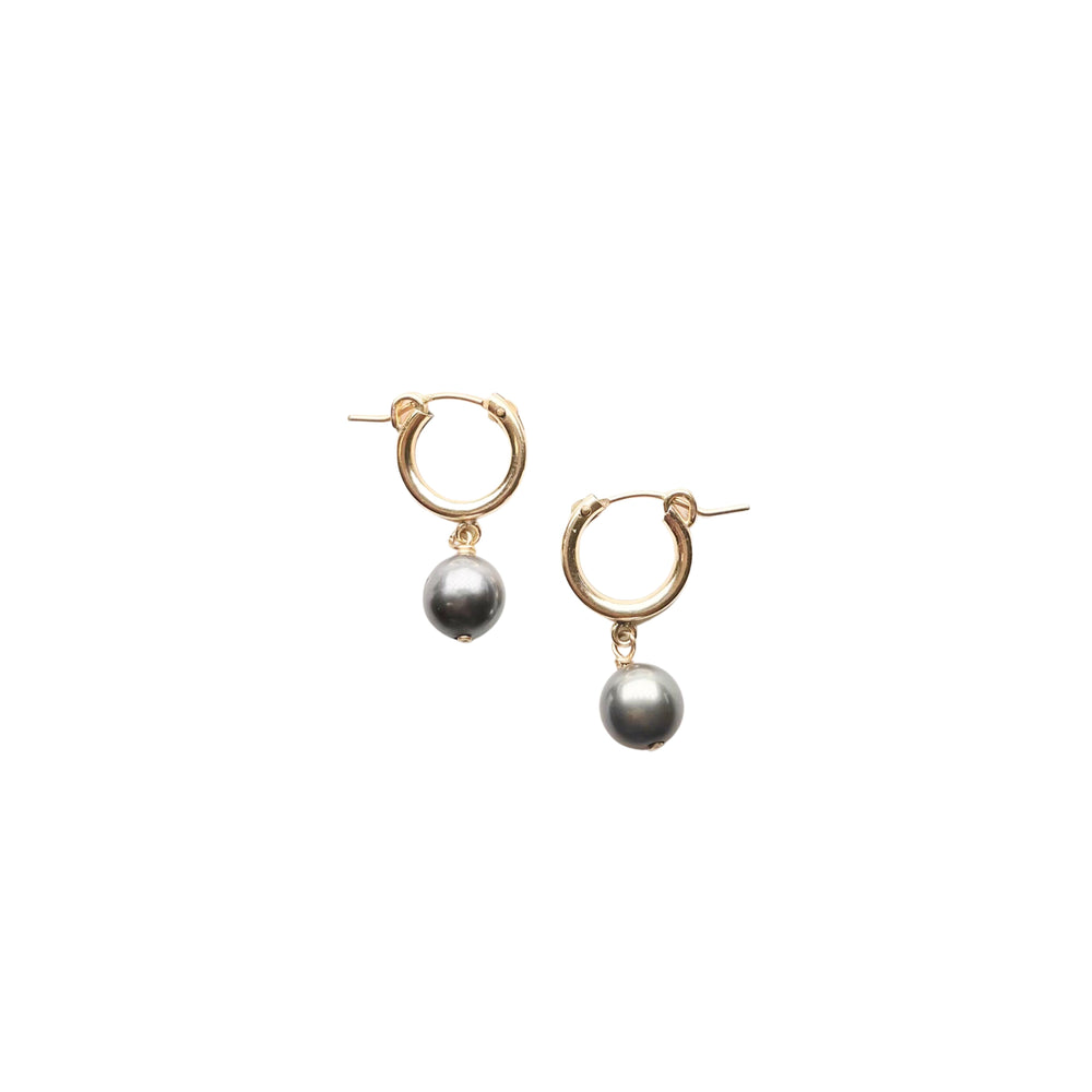 Tahitian Pearl Huggies