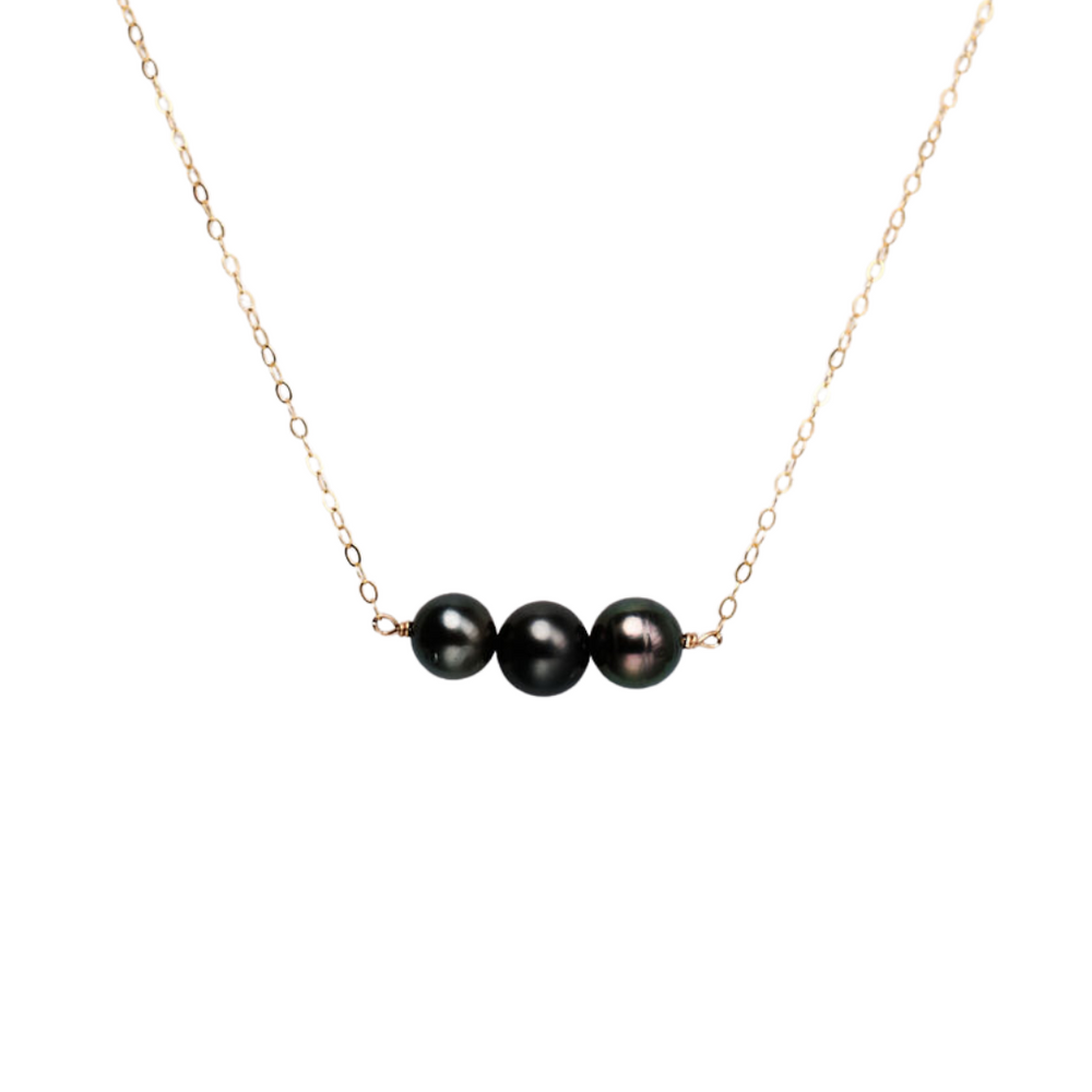 Tahitian Pearl Bar Necklace