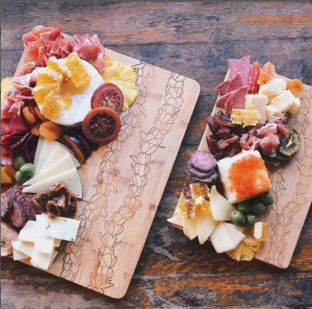 Pīkake Lei Bamboo Charcuterie Board (No Handle)